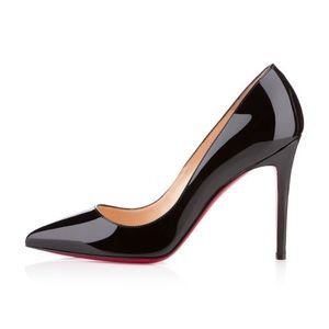 Christian Louboutin black patent pigalle